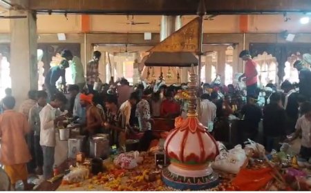 लोक देवता बाबा भर्तहरि के धाम पर  हिसार हरियाणा सहित अन्य स्थानों से पहुंचे श्रद्धालु