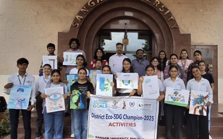 एपेक्स एसडीजी के अंतर्गत जल संरक्षण थीम पर पोस्टर प्रतियोगिता का आयोजन