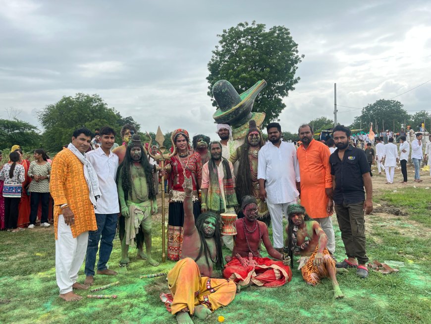 भक्तिभाव से सराबोर कांवड़ मार्ग, झांकियों में दिख रही शिव महिमा, कलाकारों ने मन मोहा