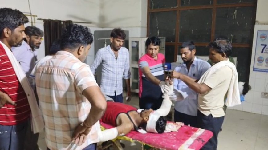 मालगाड़ी की चपेट में आने से गंभीर रूप से घायल अलवर रैफर