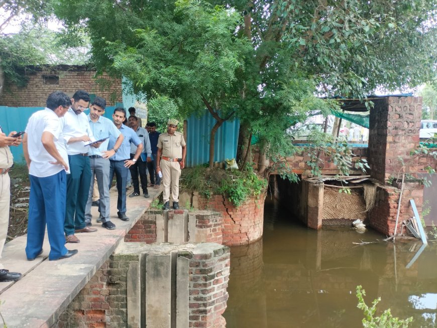 नालों की होगी सफाई, हटेंगे अतिक्रमण, कैनाल सिस्टम तक प्रवाह होगा सुचारू : जिला कलक्टर ने लगातार पांच घंटे निरीक्षण कर जल निकासी का लिया जायजा