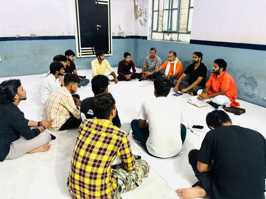 महुवा मेंविश्व हिंदू परिषदव बजरंग दल की बैठक आयोजित