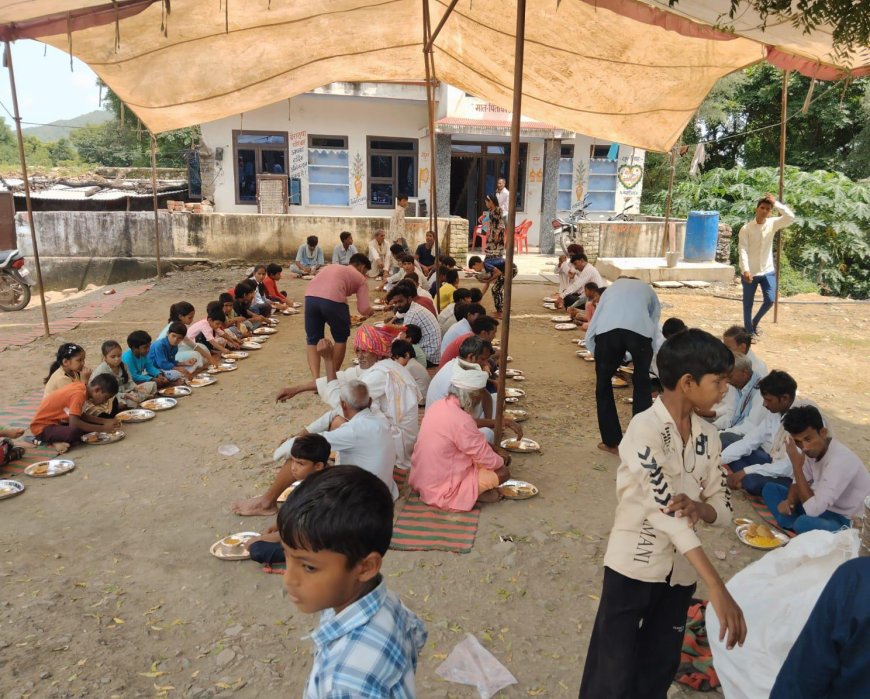 शिवपुराण कथा के अंतिम दिन भगवान का स्मरण करते हुए सत्कर्म की बात दोहराई