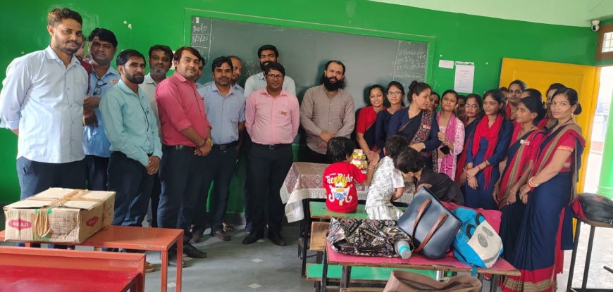 द बोहराज ग्लोबल स्कूल के निदेशक श्री विनय बोहरा  का जन्मदिन धूमधाम से मनाया