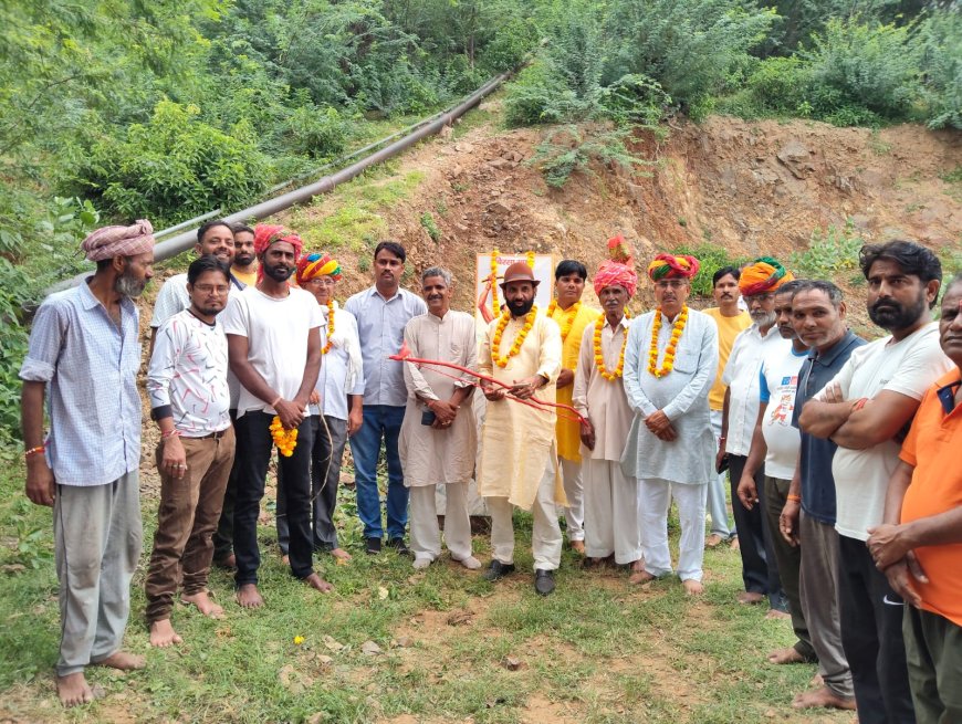 गुड़ा के खांगा मीणा स्मारक पर धूम धाम से मनाया  विश्व आदिवासी दिवस