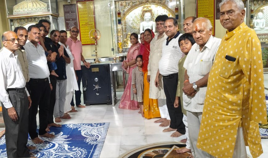 गायत्री नगर में 48 दिवसीय भक्तामर पाठ का हुआ शुभारंभ