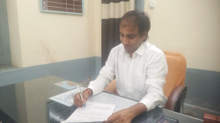 जितेन्द्र बबेरवाल ने संभाला उप तहसीलदार का पदभार