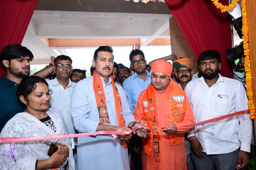 भिवाड़ी बनेगा इंडस्ट्रियल हब, भिवाड़ी से कजारिया तक 6 लेन रोड का होगा निर्माण: उद्योग मंत्री ने रीको गेस्ट हाउस का किया उद्घाटन