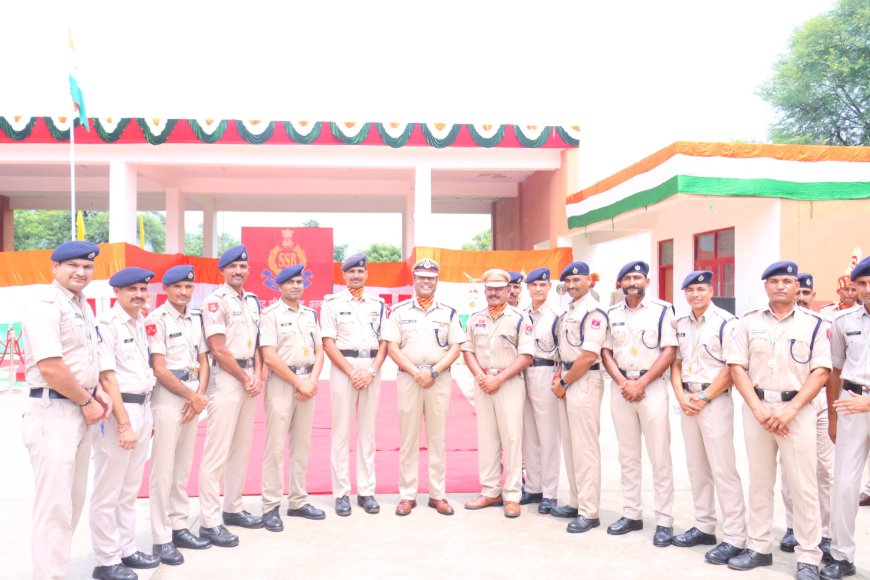 रिक्रूट प्रशिक्षण केंद्र, मौजपुर (अलवर) में राष्ट्र का 79वां स्वतंत्रता दिवस मनाया