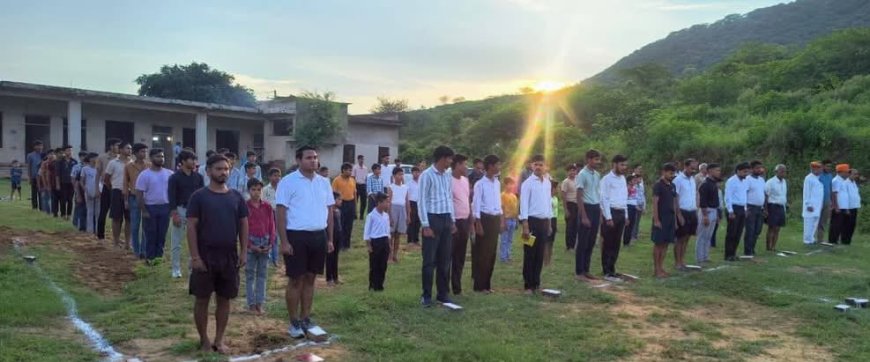 बहडखोह मे  श्री क्षत्रिय युवक संघ के तत्वाधान में  चार दिवसीय प्राथमिक प्रशिक्षण शिविर लगा