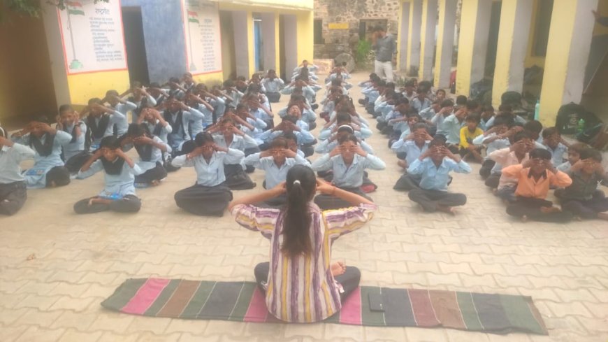 फिजिकल फिजियोलोजिकल एवं साइकोलोजिकल स्ट्रेस दूर करता है योग - जाह्नवी दीक्षित