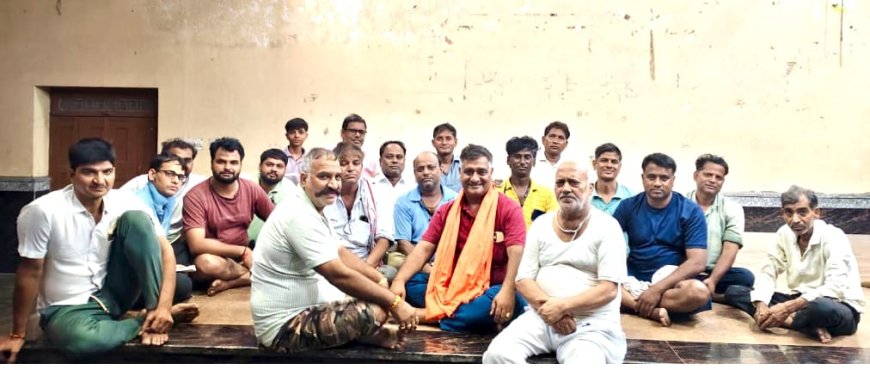 नौगांवा रामकला मंच की नवीन कार्यकारिणी का किया गठन