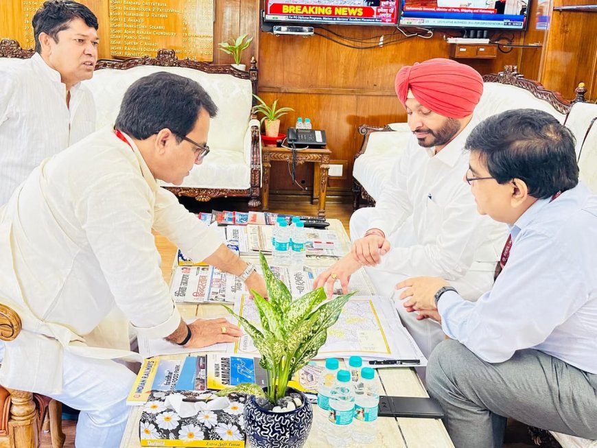 विधायक राजेंद्र मीणा ने रेल राज्य मंत्री रवनीत सिंह बिट्टू से मुलाकात कर मंडावर से महावीर जी वाया महुआ मेहंदीपुर बालाजी रेल लाइन की की मांग