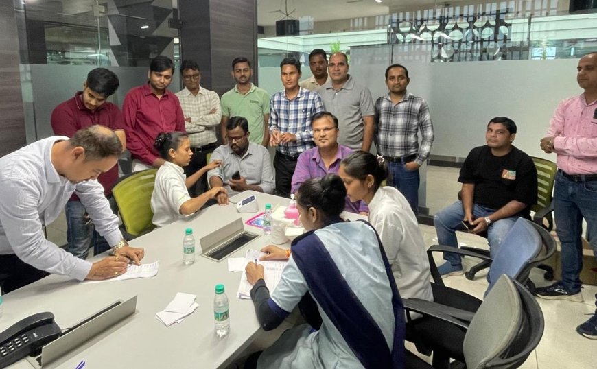 संगम ग्रुप द्वारा संगम हाउस भीलवाड़ा में निःशुल्क स्वास्थ्य परीक्षण शिविर आयोजित