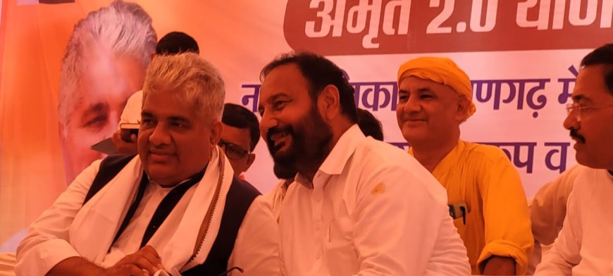 केंद्रीय मंत्री भूपेंद्र यादव ने किया अमृत योजना 2.0 में 22.50 करोड़ के कार्यों का शिलान्यास