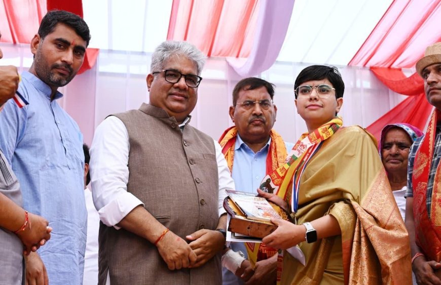 केंद्रीय मंत्री भूपेंद्र यादव ने शेरपुर में सड़क परियोजनाओं का शिलान्यास, खैरथल को बनाएंगे मैन्युफैक्चरिंग हब