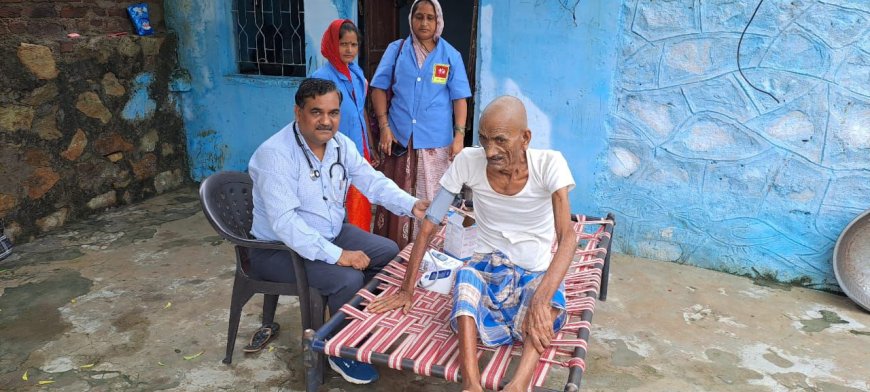 गाँव-गांव में पहुँच रही है "मरू प्रकाश पैलिएटिव केयर वाहिनी" ,गंभीर बीमारियों से पीड़ितों को घर पर ही मिल रही चिकित्सा सुविधा