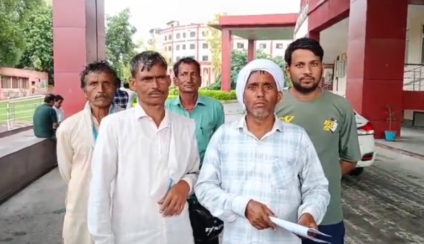 माचाड़ी में श्मशान भूमि का रास्ता बंद परेशान ग्रामीणों ने कलैक्टर से की खोलने की मांग