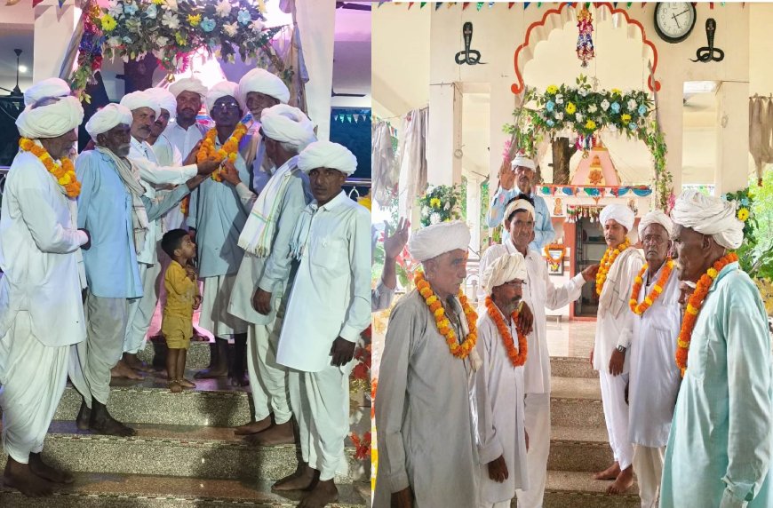 कोट गांव के बुजा की ढाणी में हीरामल जी महाराज का विशाल भंडारा