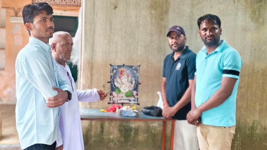 टैगोर फाउंडेशन स्कूल में हषोल्लास से मनाई गणेश चतुर्थी