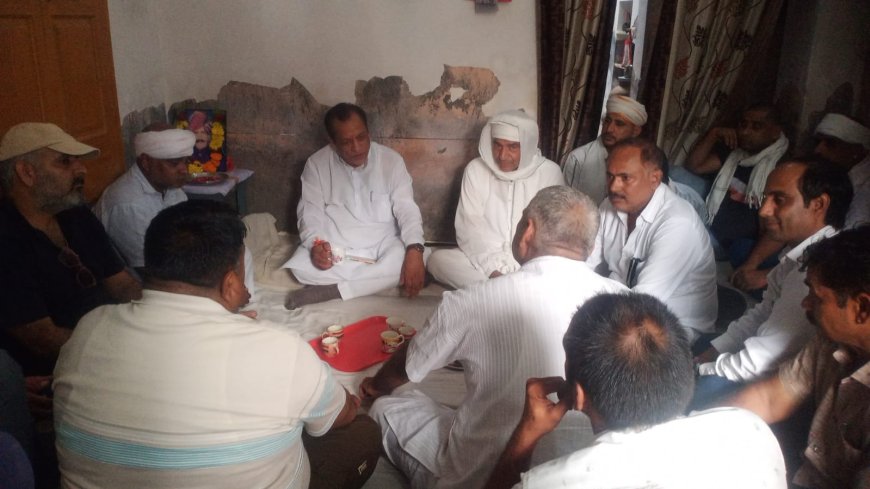 गोगरा तालाब ओवरफ्लों से परेशानी की मंत्री जोराराम कुमावत ने मांगी रिेपोर्ट