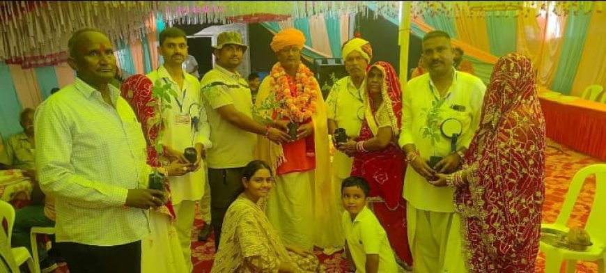 पर्यावरण जागरूकता के उद्देश्य से एक व्यक्ति एक पौधा मिशन द्वारा पौधा -रस्म कार्यक्रम आयोजित