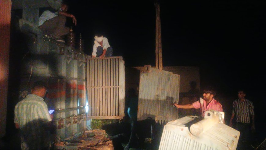 18 गांवों में 36 घंटे से बिजली गुल, आंगई फीडर पर विभाग की लापरवाही उजागर