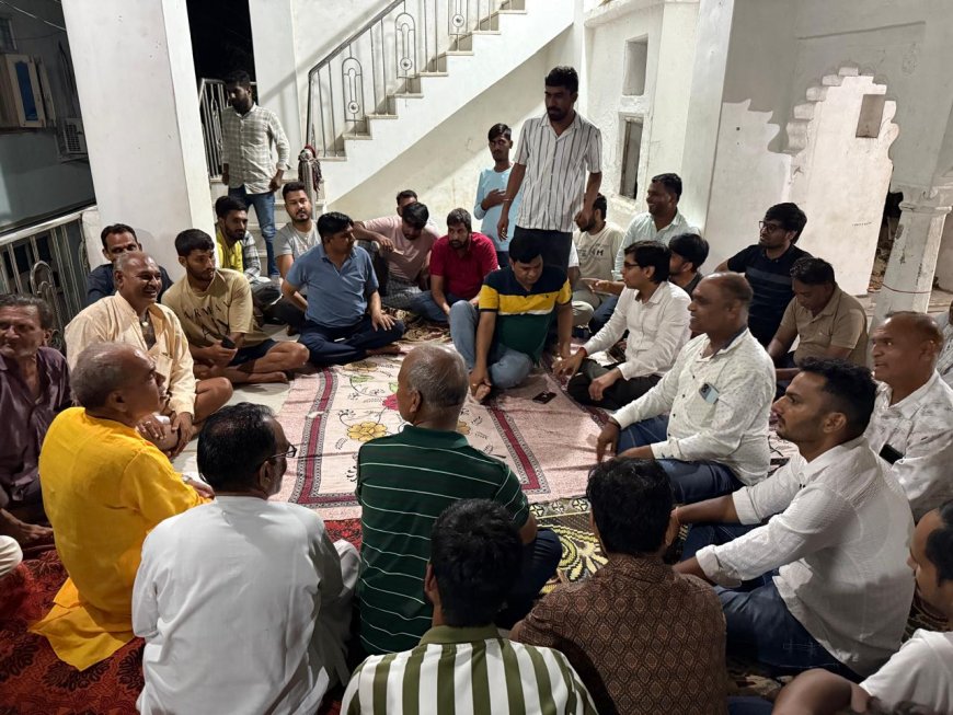 कारोई बड़ा मंदिर पर झलझूलनी महोत्सव की तैयारिया शुरू गाजे बाजे के साथ निकलेगा ठाकुर जी का झुलस