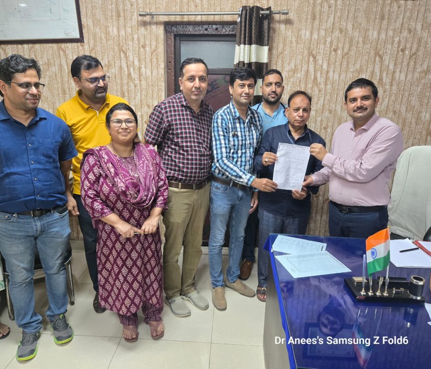 मेडिकल कॉलेजों में फैकल्टी की कमीं दूर करने की पहल का अरिसदा ने प्रधानमंत्री एवं मुख्यमंत्री आभार जताने हेतु ज्ञापन सौपा