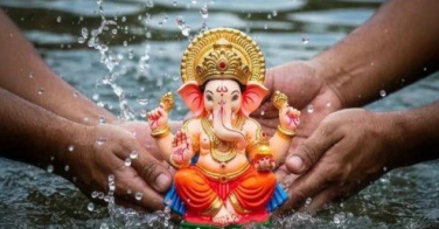 भक्ति में डूबा कस्वा वैर श्री गणेश विसर्जन में उमड़ा जनसैलाब