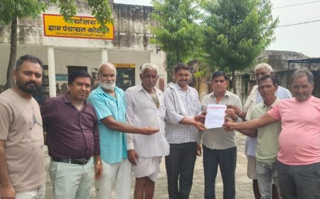 भारतीय किसान संघ ने किसानों की विभिन्न मांगों को लेकर ज्ञापन सौंपा