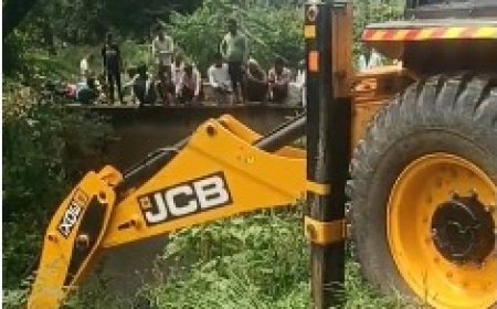 घाट केनाल पिकअप बियर में पानी की आवक से लोगों को बंधी आस, नहर का अतिक्रमण हटवाया