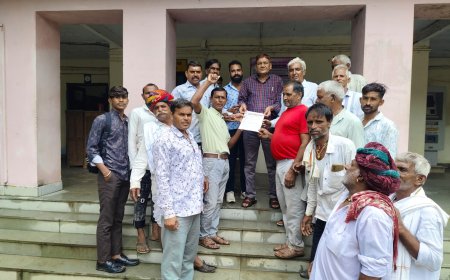 भारतीय किसान संघ ने किसानों की विभिन्न मांगों को लेकर ज्ञापन सौंपा