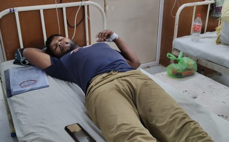 नीमली गांव में मजदूर को सांप ने काटा, साथी ने सांप को डब्बे में बंद कर पहुंचाया अस्पताल