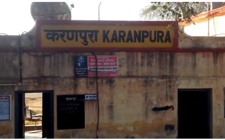 करणपुरा रेलवे स्टेशन यथावत रहेगा ग्रामीणों ने सांसद का जताया आभार