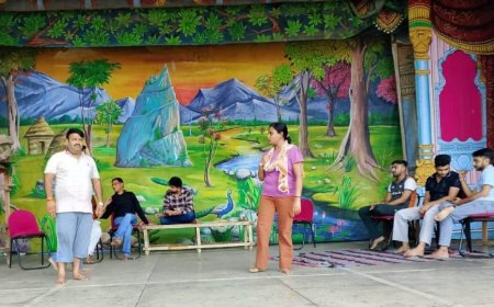 राजर्षि अभय समाज रामलीला में पूर्व अभ्यास जोरों पर