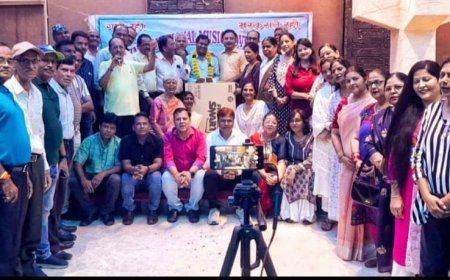 इंडिया इंटरनेशनल म्यूजिक लवर्स सोसायटी {इल्मस} के तत्वावधान में गीत संगीत सुर ताल नृत्य में नए पुराने गायकों का इंद्रधनुषी संगम