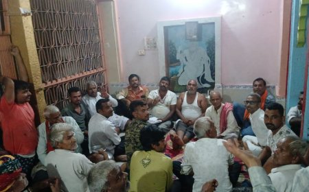 गुरला में माली समाज की साधारण बैठक हुई सम्पन्न