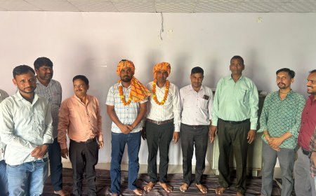 राजस्थान शिक्षक संघ एकीकृत जिला अध्यक्ष राधेश्याम कपासिया का हुआ स्वागत