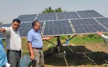 किसानों की फसलों की सिंचाई के लिए वरदान है सोलर पंप सेट