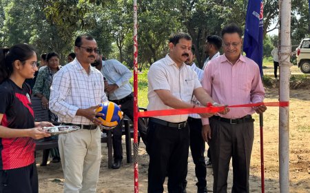 एसडीएम भुसावर ने कृषि महाविद्यालय में इन्टर क्लास टूर्नामेन्ट का किया उद्घाटन