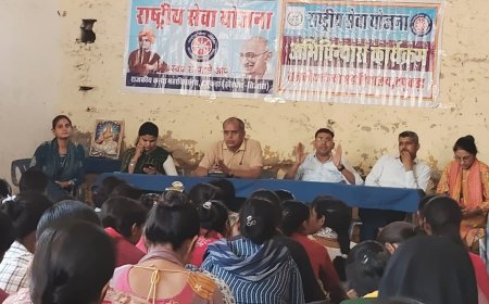 कन्या महाविद्यालय टपूकडा में अभिविन्यास कार्यक्रम का  शुभारंभ