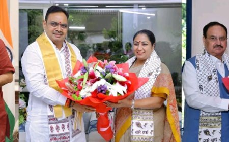 मुख्यमंत्री भजनलाल शर्मा ने की उप राष्ट्रपति सीपी राधाकृष्ण एवं दिल्ली सीएम रेखा गुप्ता से शिष्टाचार मुलाकात