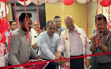 सीडीएम दिनेश अग्रवाल का स्वागत,  इंफ्राकन कार्यालय का उद्घाटन