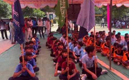 अलवर के गोविंदगढ़ में जिला स्तरीय क्रिकेट टूर्नामेंट शुरू: बांदका स्कूल में अंडर-14 खिलाड़ियों की 28 टीमें हिस्सा लेंगी, 17 को होगा फाइनल  मैच