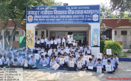 विश्व ओज़ोन दिवस के अवसर पर भरतपुर क्षेत्रीय कार्यालय द्वारा जागरूकता कार्यक्रमों का आयोजन