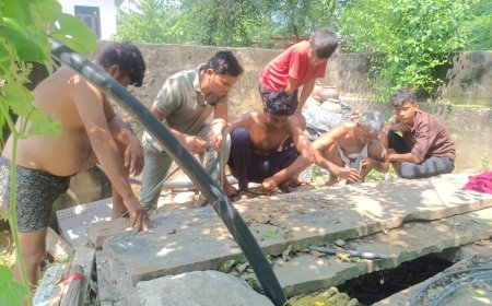 वन्य जीव को रेस्क्यू कर कुएं से जिंदा निकाला