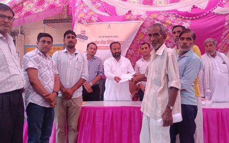 सेवा पखवाड़ा के अंतर्गत अलावड़ा में ग्रामीण सेवा शिविर हुआ आयोजित