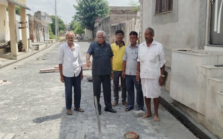 सीसी रोड व बलोक नाली निर्माण से राह हुई आसान कोसेलाव