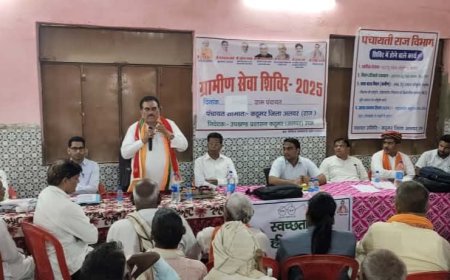 तसई ग्राम पंचायत में ग्रामीण सेवा शिविर का हुआ शुभारंभ:विधायक खींची ने शिविर में आमजन को राहत देना बताया प्राथमिकता